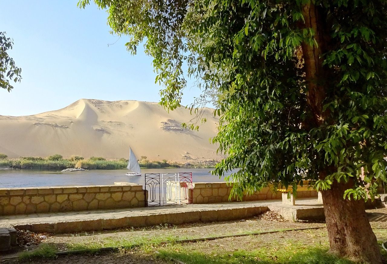 Der Botanische Garten von Assuan